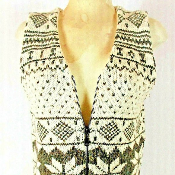 Boundary Waters womens Small sleeveless WOOL BLEND - Picture 3 of 12